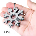 1/2 Snowflake Multi-Functional Tool, Unique Multi-Functional Screwdriver and Wrench