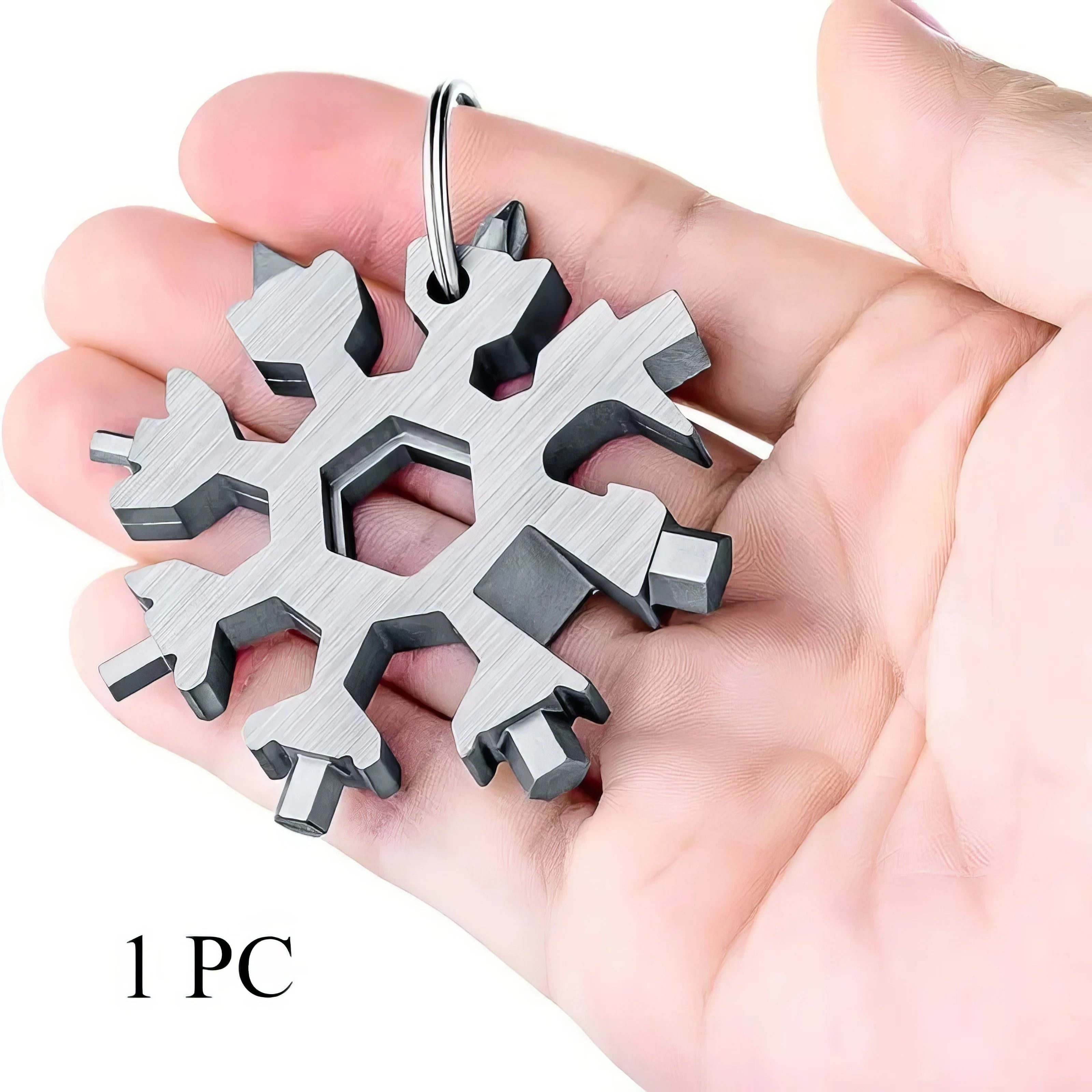 1/2 Snowflake Multi-Functional Tool, Unique Multi-Functional Screwdriver and Wrench