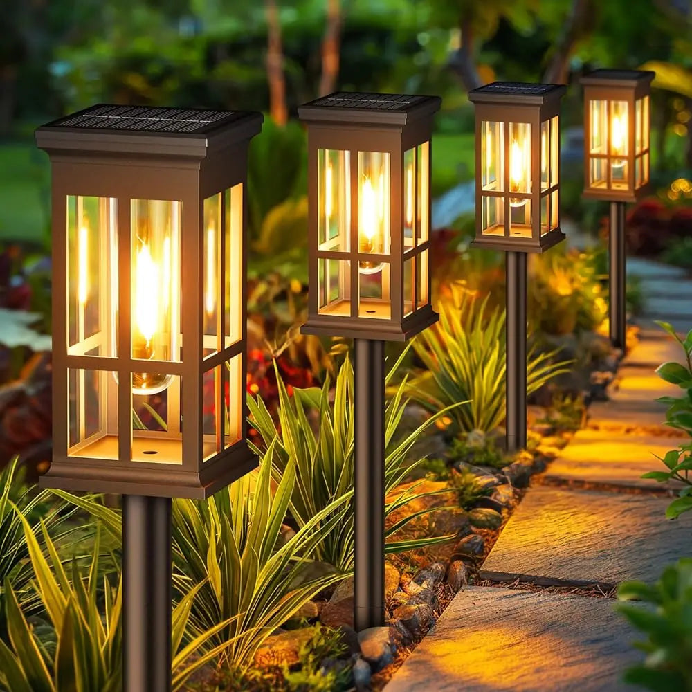 Solar Pathway Light, Outdoor Solar Lamp, Waterproof Landscape Lighting, Solar Lighting for Garden Or Yard