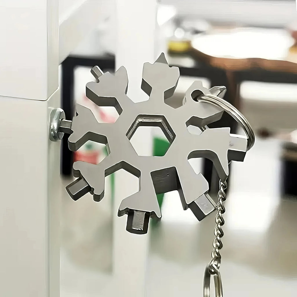 1/2 Snowflake Multi-Functional Tool, Unique Multi-Functional Screwdriver and Wrench