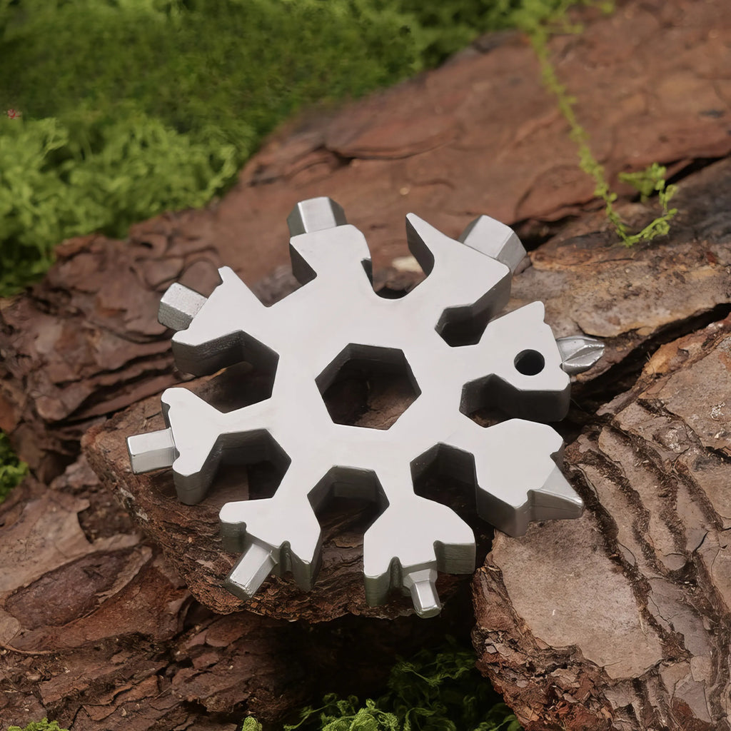 1/2 Snowflake Multi-Functional Tool, Unique Multi-Functional Screwdriver and Wrench