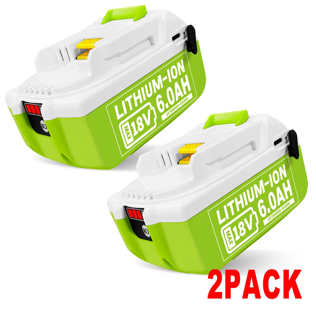 Type-C Version 18V Replacement Battery for Makita BL1860B 6.0Ah High-Capacity Cordless Power Tools Can Be Used as a Power Bank