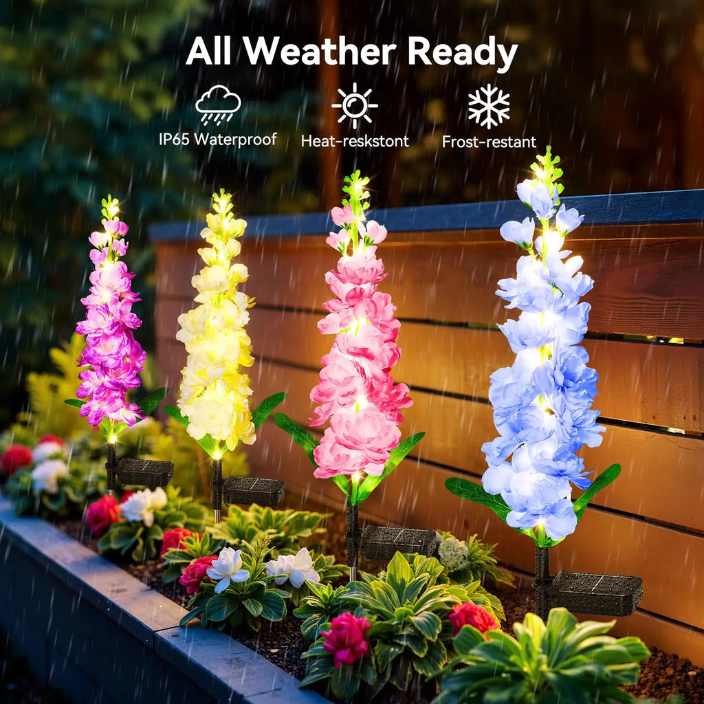 Solar Garden Lights, upgraded waterproof solar flower light, used for party garden decoration, Yard patio lawn decoration