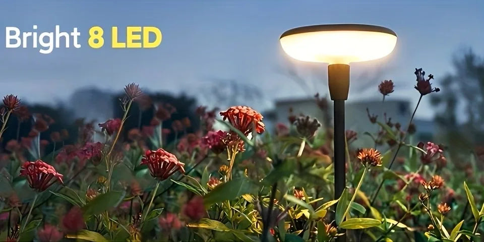 Solar Powered Pathway Lights, Outdoor Swaying Garden Lights; IP65 Waterproof for Planters, Landscape Lighting, Decoration Warm Light.