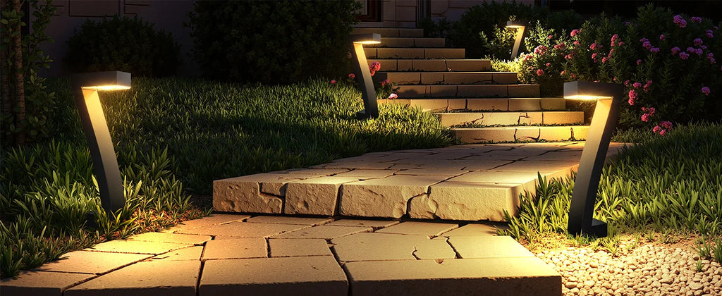 Upgraded Bright LED Solar Lights, Outdoor Pathway Lights, IP65 Waterproof Solar Garden Lights, Solar Lights for Yard/Driveway/Walkway.