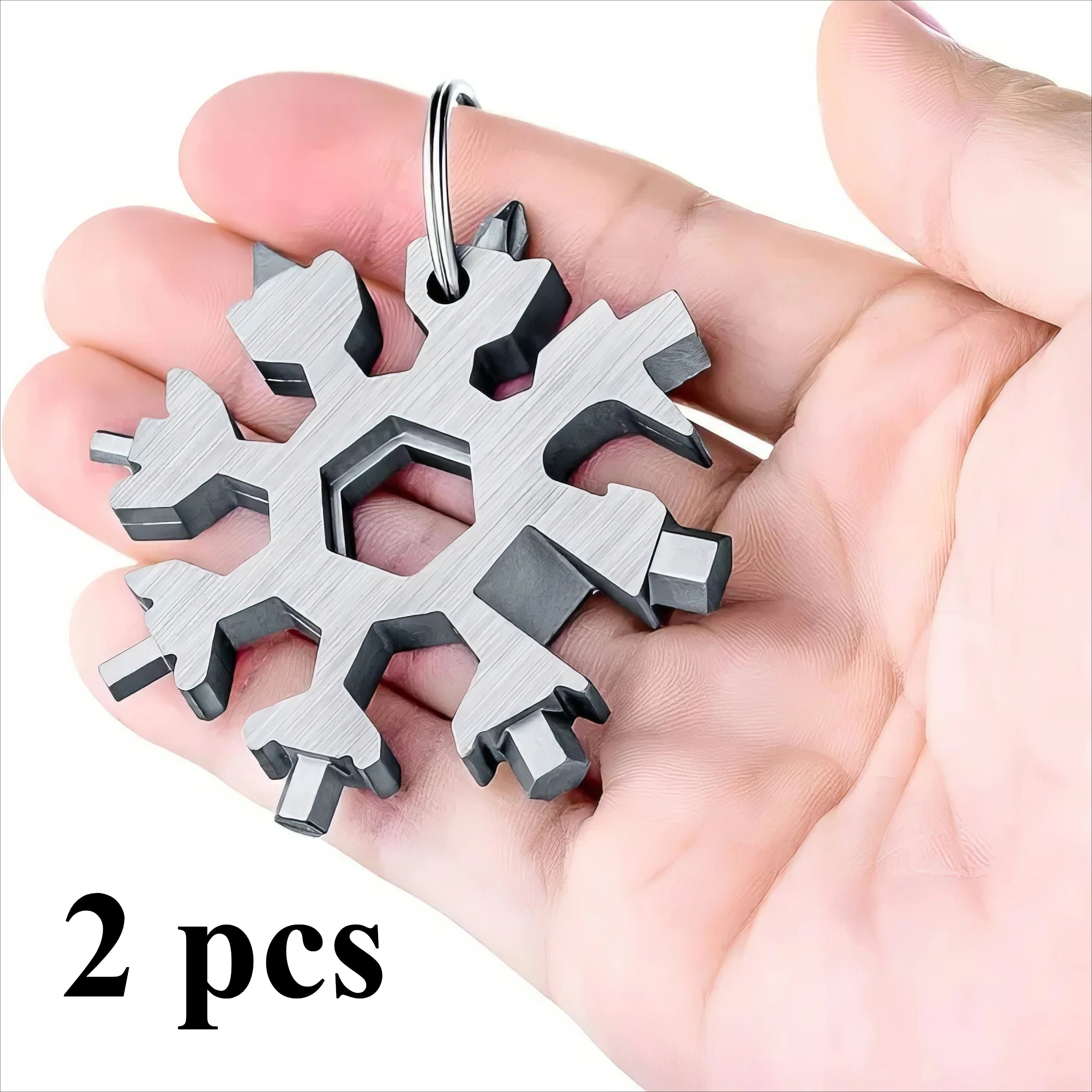 1/2 Snowflake Multi-Functional Tool, Unique Multi-Functional Screwdriver and Wrench