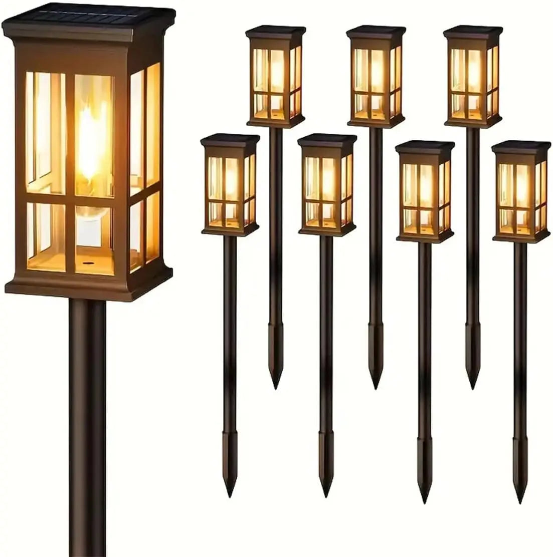 Solar Pathway Light, Outdoor Solar Lamp, Waterproof Landscape Lighting, Solar Lighting for Garden Or Yard