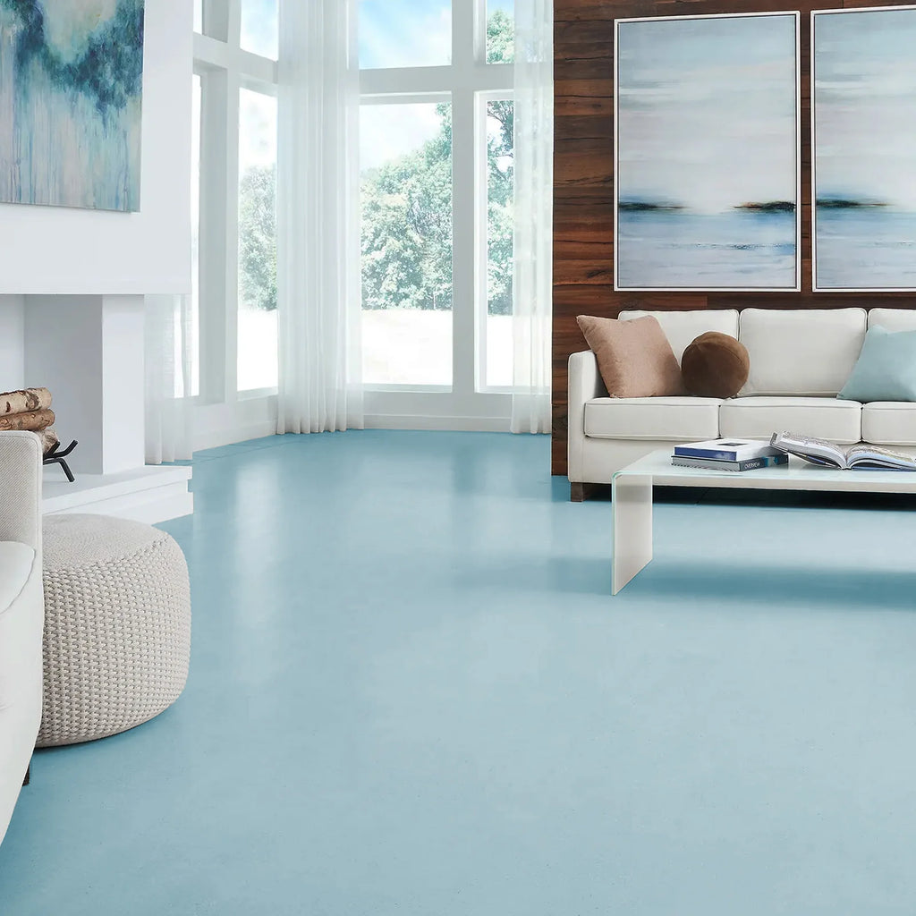 Professional Epoxy Floor Coating (1 Gallon) - Light Blue |