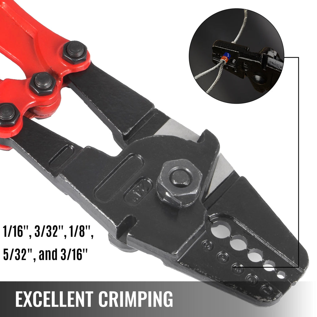 24/30 Inch Crimper, Insulated Handle