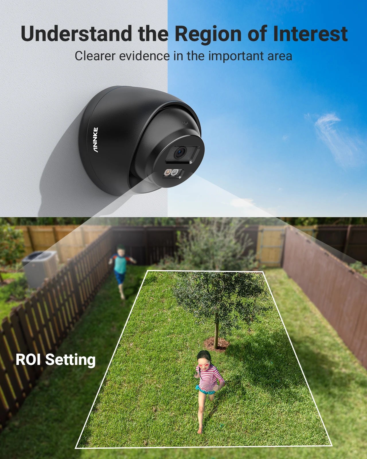 ANNKE 3K 5MP Ultra HD POE Video Surveillance System 8CH NVR Recorder 3K Security Cameras CCTV Kit Smart Dual Lights Ip camera
