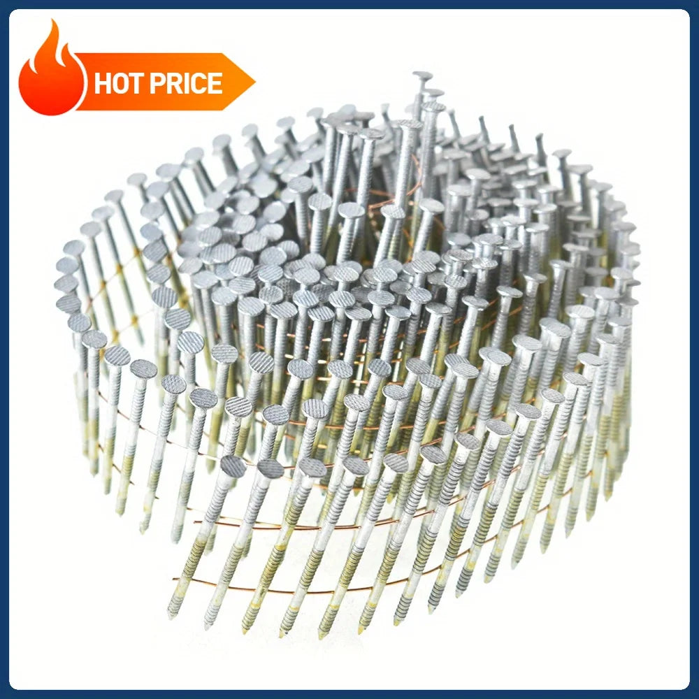15 Degree Full Round Head Siding Nails, 2" x .092", 3600 Pieces
