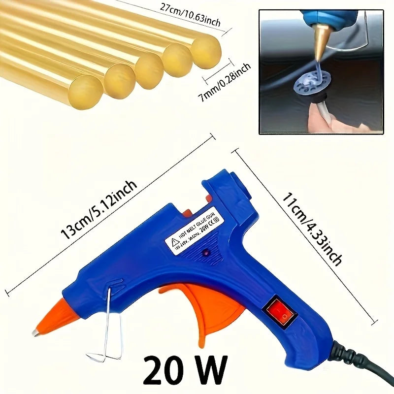 Tool Set 68pcs Tooth Extraction Tool Set: Paintless Repair Kit, Including T-bar,
