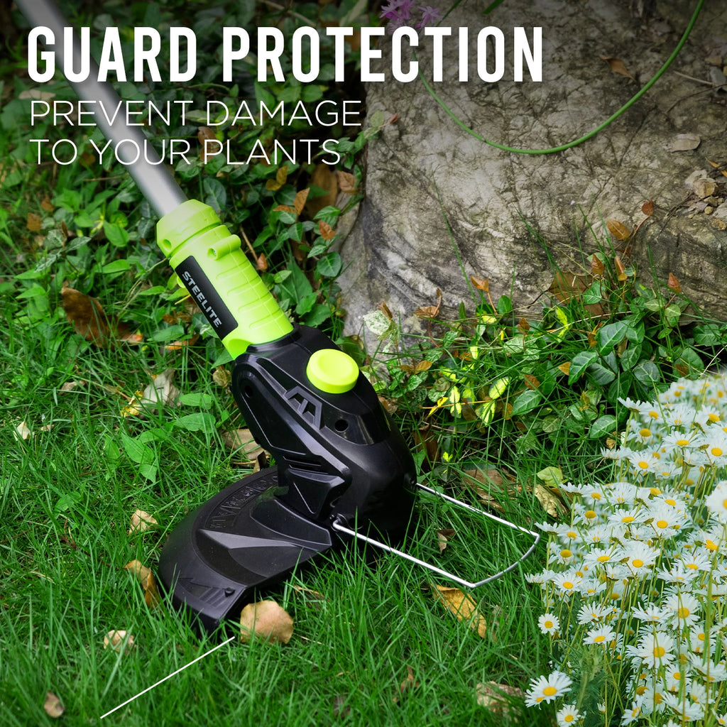 21V Cordless String Edger/Trimmer, 21 Volt Battery, Bump Feed
