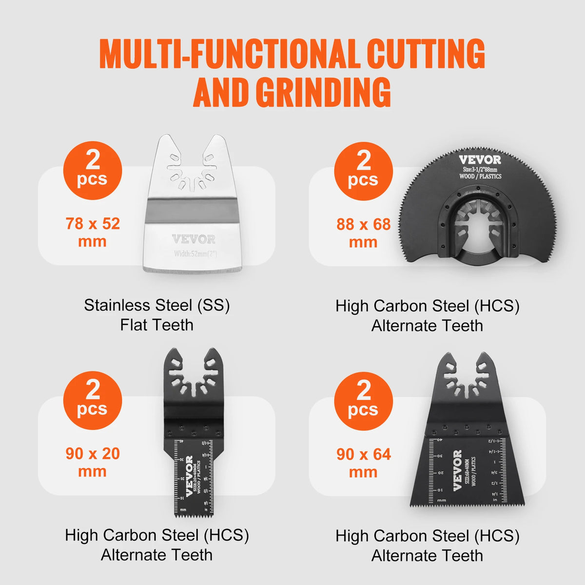 SucceBuy 30PCS Multi Tool Blades, Universal Release Oscillating Multi-Function Renovator Saw Blades for Craftsman