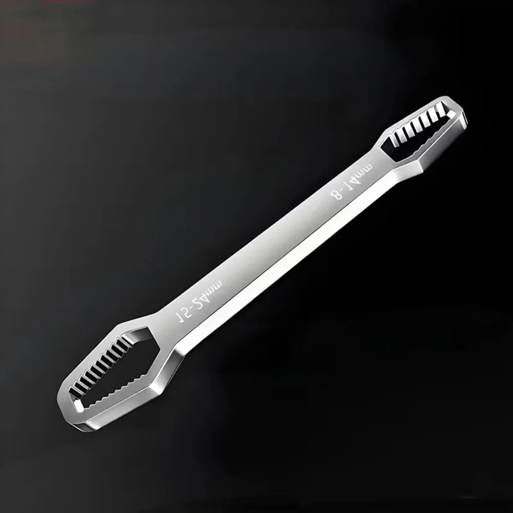 Heavy Duty Monkey Wrench, Forged Chrome Vanadium Steel, Adjustable Jaw, Essential Tool for Toolbox & Emergency Kit