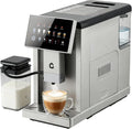 Acekool 3rd-Gen Espresso Coffee Maker with Milk Frother - Removable Brewer & Grinder, Adjustable Coarseness/Flavor, Detachable Milk Tank
