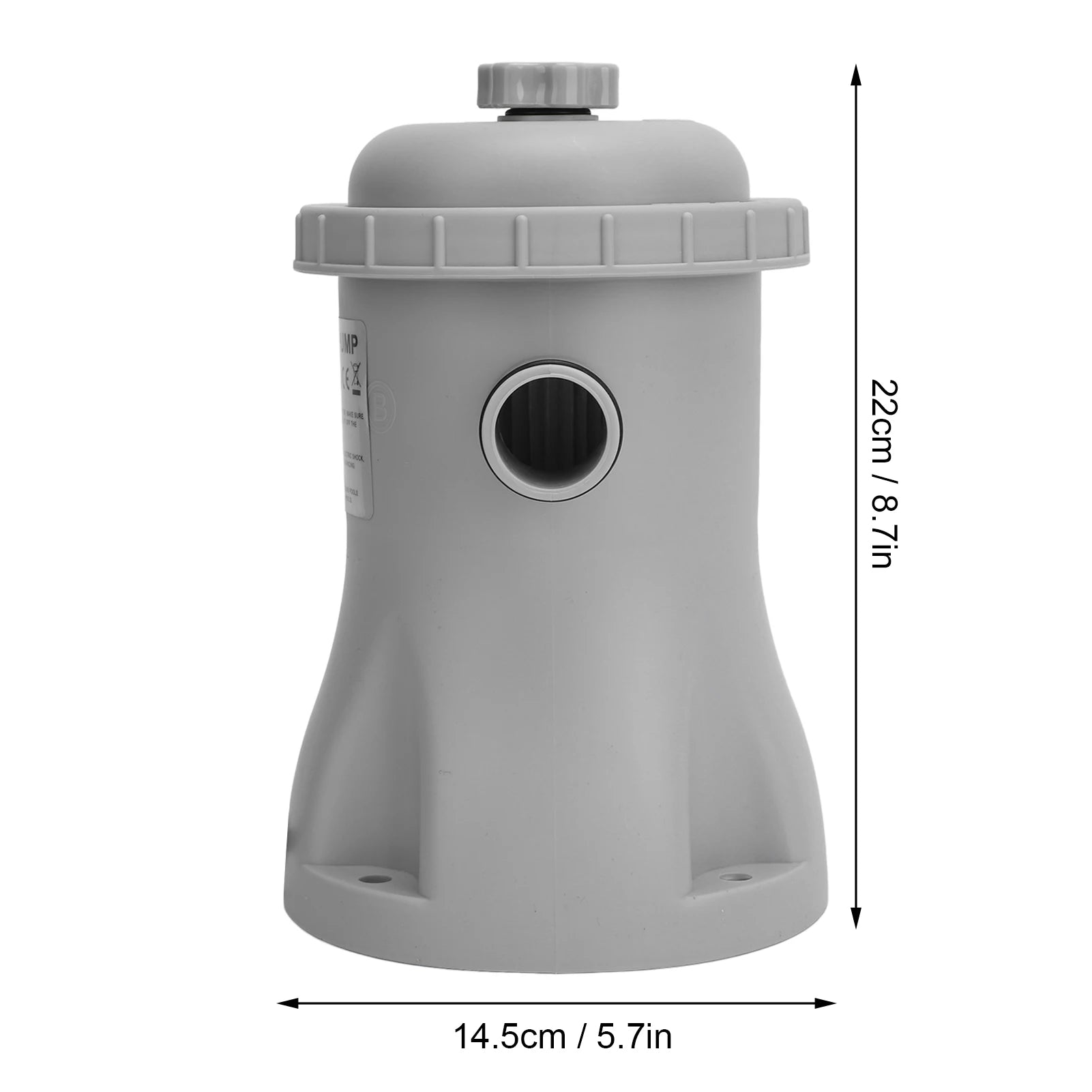 Electric Swimming Pool Filter Pump for Above Ground Pools 330 Gallon Cartridge Pool Filters Pump System