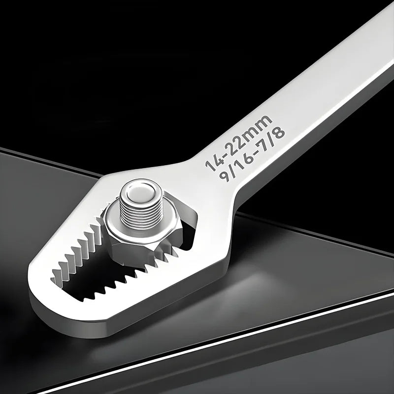 Heavy Duty Monkey Wrench, Forged Chrome Vanadium Steel, Adjustable Jaw, Essential Tool for Toolbox & Emergency Kit
