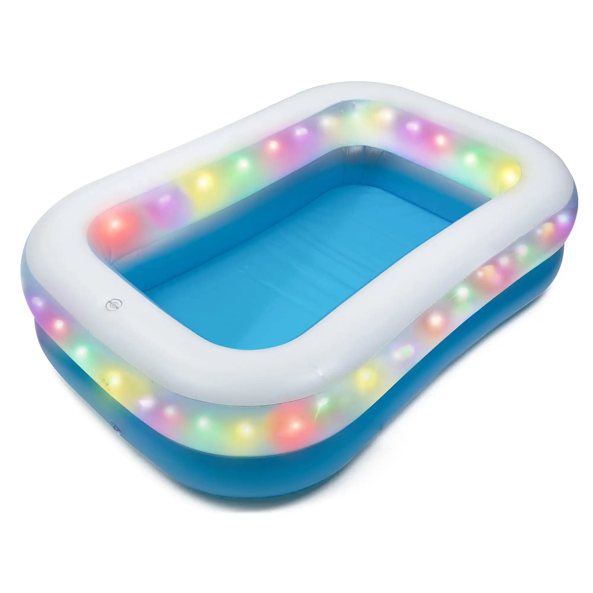 6 ft inflatable swimming pool with multicolor LED lighting