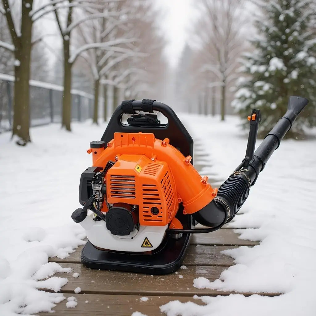Gas-Powered Backpack Leaf Blower, High-Performance 2-Stroke Engine, Powerful Gas Leaf Blower with Adjustable, Customized