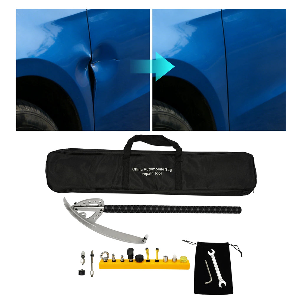 Bymaocar Car Fender Repair Kit Stainless Steel Car Fenders Damage Repair Tool Set for Home or Car Repair Shops