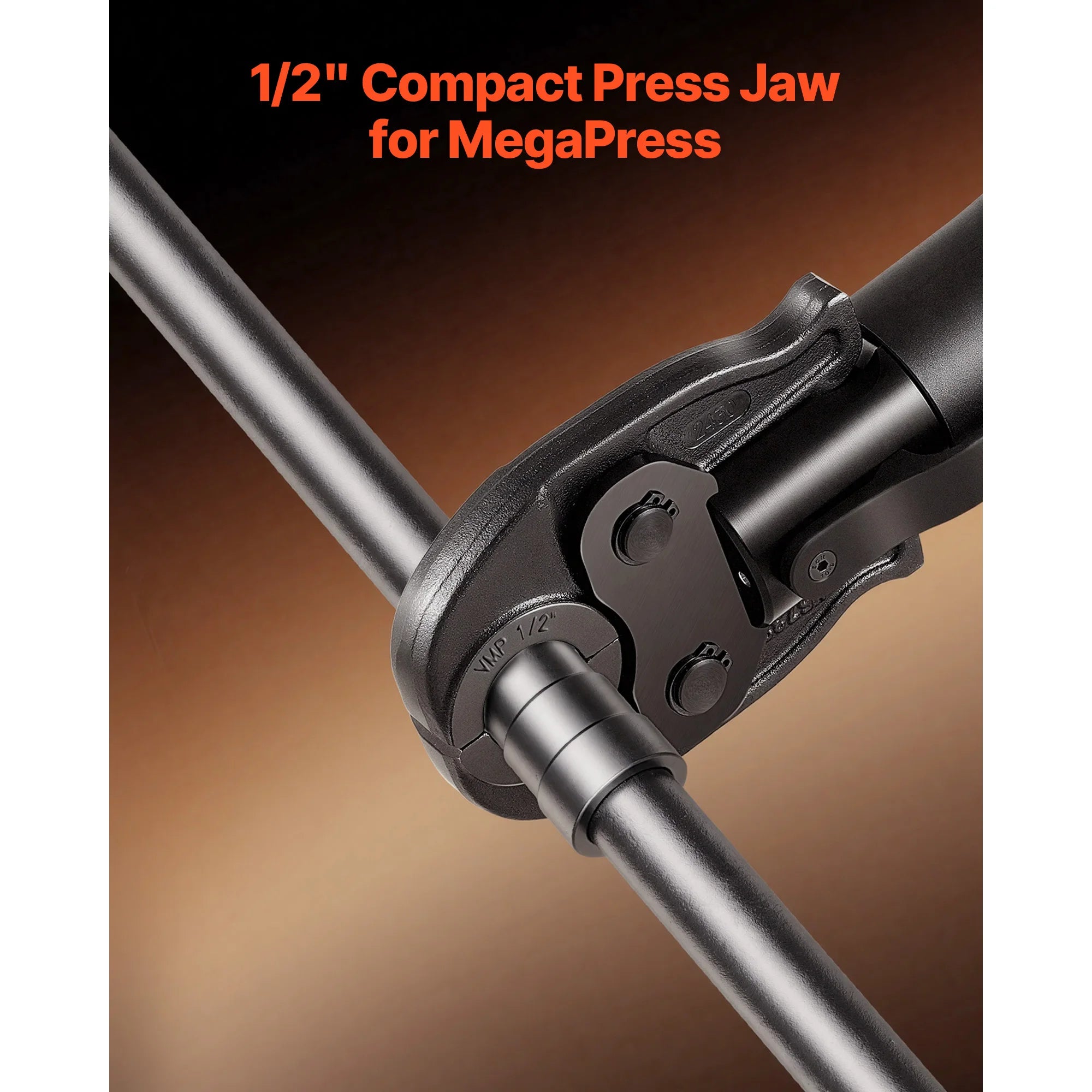 SucceBuy 1/2" 3/4" MegaPress Jaw for Compact Series Press Tool Compatible with 24KN Press Tool for Carbon Steel Pipes Connection