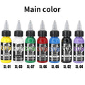 KVM 1oz (30ml) 7/14 Colors Professional Tattoo ink, Body Art Natural Plant Micro Pigment, Permanent Tattoo Ink For Body Paint
