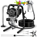 Litekon 1200W Heavy-Duty Airless Paint Sprayer, 3300PSI High Pressure & 40.58oz/Min High Flow For Fast Painting, Up To 30% More Coverage With Less Overspray, For Interior/Exterior Walls, Fences, Furniture