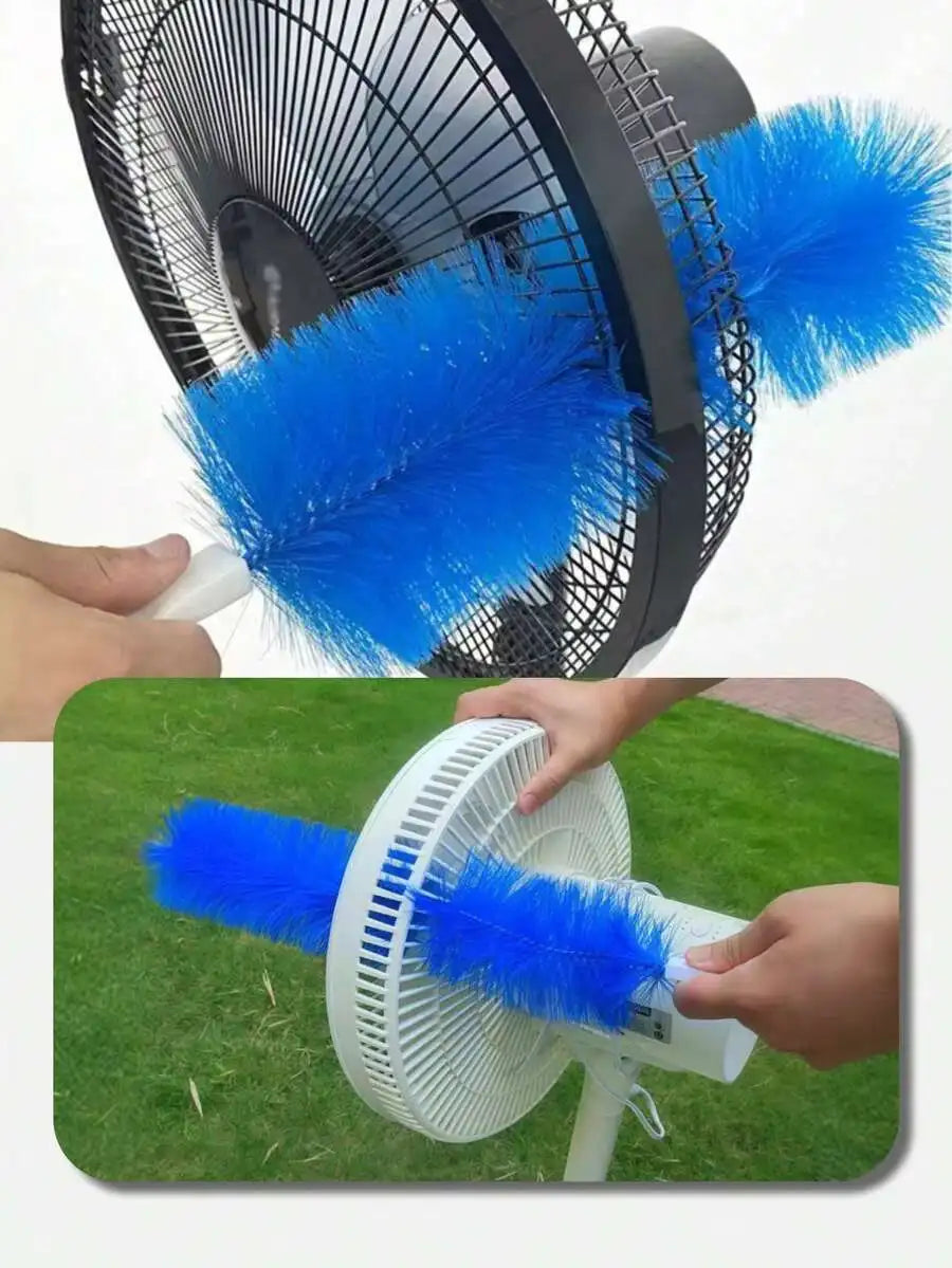 Bendable Duster, Spider Web Brush, Fan Cleaning Brush - Ultra-Fine Fiber Brush Head, Washable - Suitable For Fans