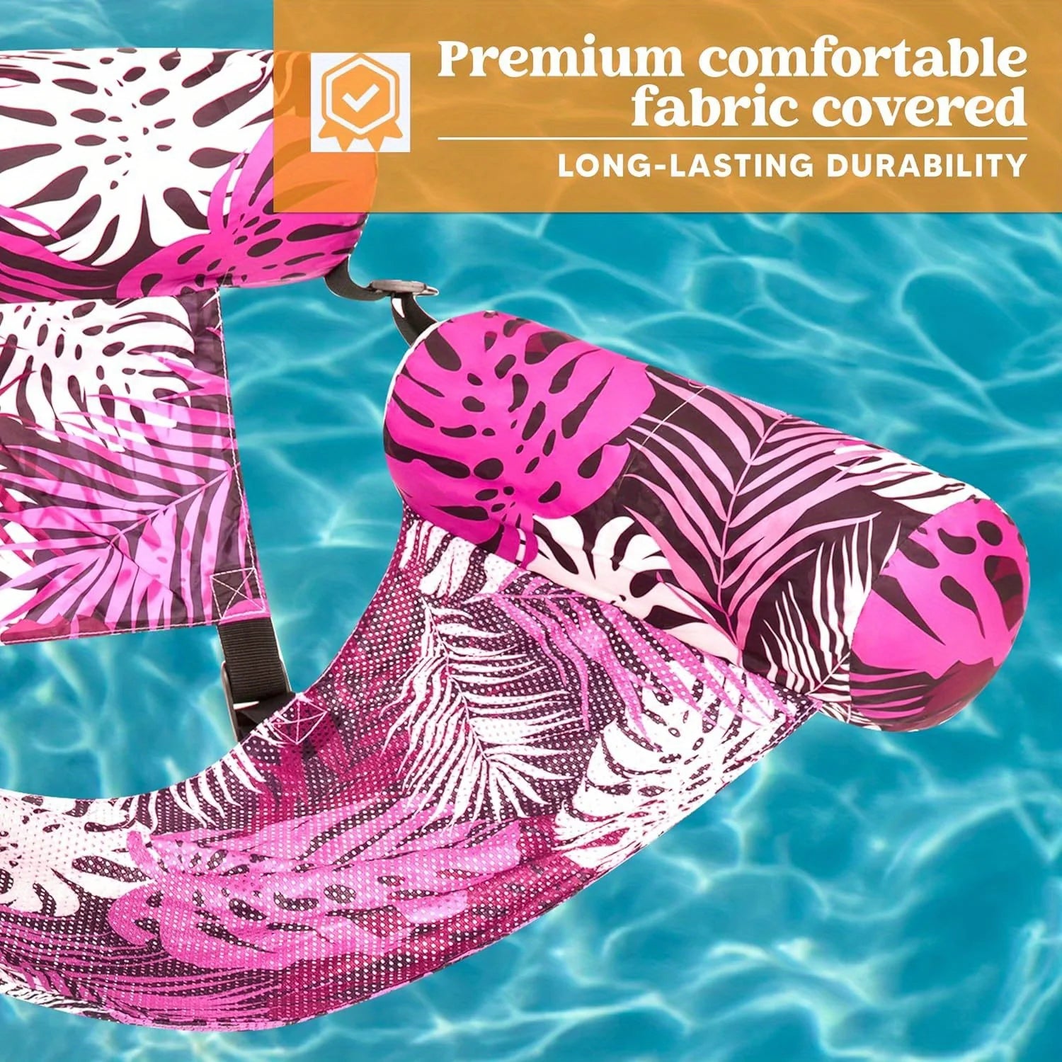 JOYFY 2 Packs Inflatable Pool Floats  Floating Lounge Chairs for Adult Floating Chair Summer Water Party