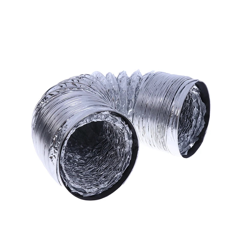 4" Dryer Exhaust Hose, PVC/Aluminum, Flexible Exhaust Duct
