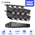 ANNKE 8CH 1080P FHD Video Surveillance System H.265+ 5in1 5MP Lite Recorder 1080P Outdoor Weatherproof Security Camera CCTV Kits