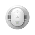 Kidde Smoke and Carbon Monoxide Detector for home safety, plastic housing, white, AA battery-powered with wire-free interconnect, voice alerts