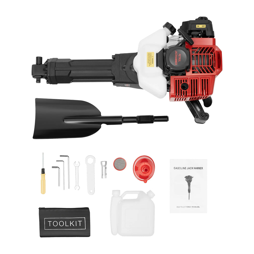 Gas-Powered Tree Digger with High Torque 3.5N.m, Steel Shovel and PP Body for Lawn and Garden Use