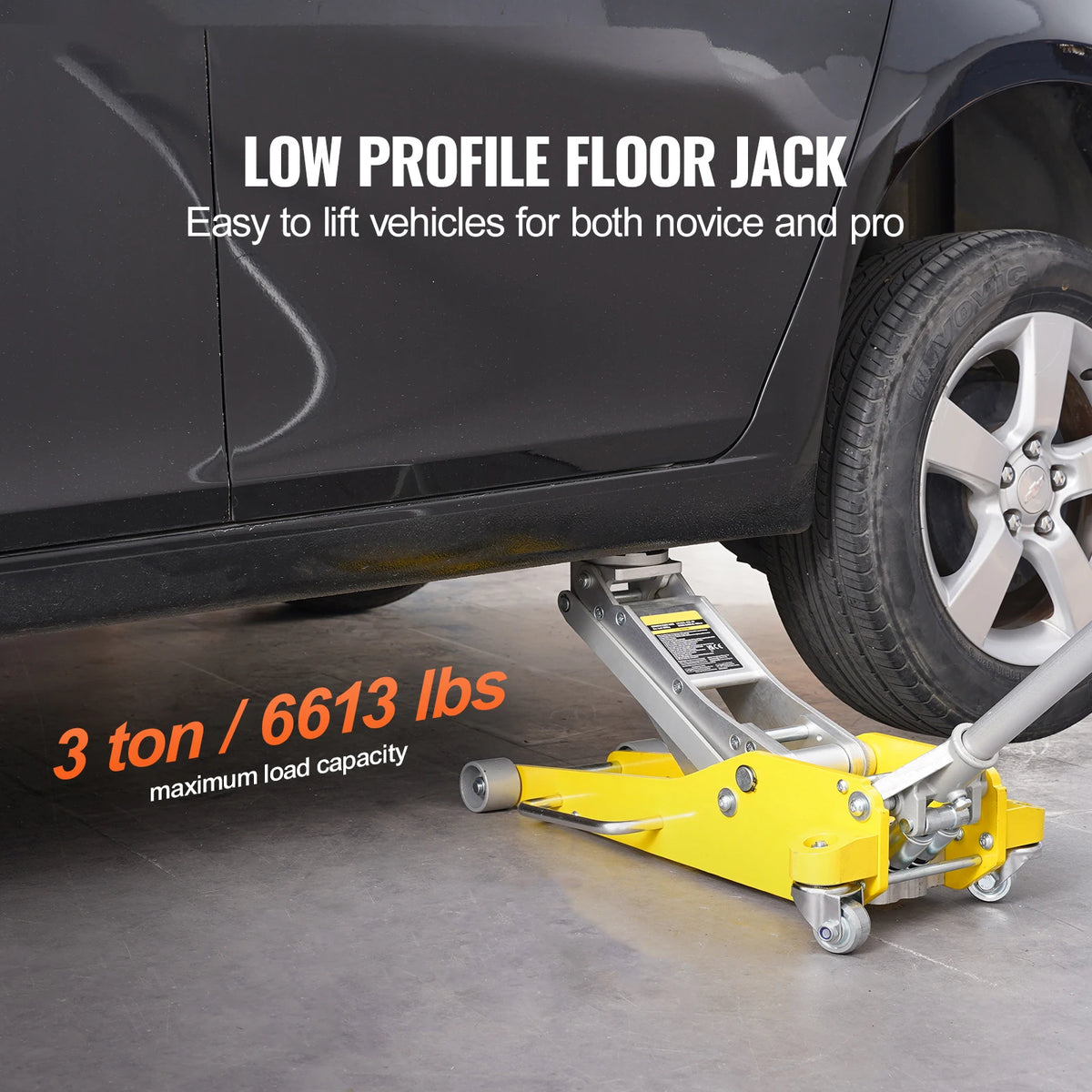 SucceBuy 3T/2T Floor Jack Aluminum Hydraulic Racing Jack Hydraulic Car Jack with Dual Piston Quick Lift Pump for Auto Repair