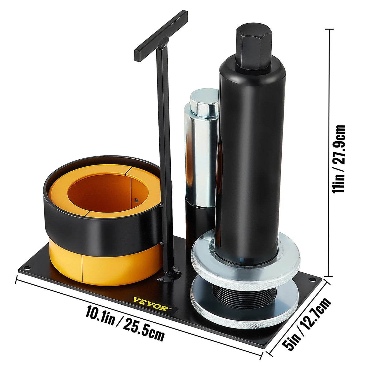SucceBuy Carrier & Pinion Bearing Puller Compatible with Dana 30,40,50,60,70, 80, Ford 9/10.25" Tool with 3 45# Steel Clamshells