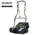 Garvee Electric Lawn Dethatcher Scarifier 15.5 Amp, 14" Corded 2-in-1 Dethatcher with 14.5 gal Collection Bag