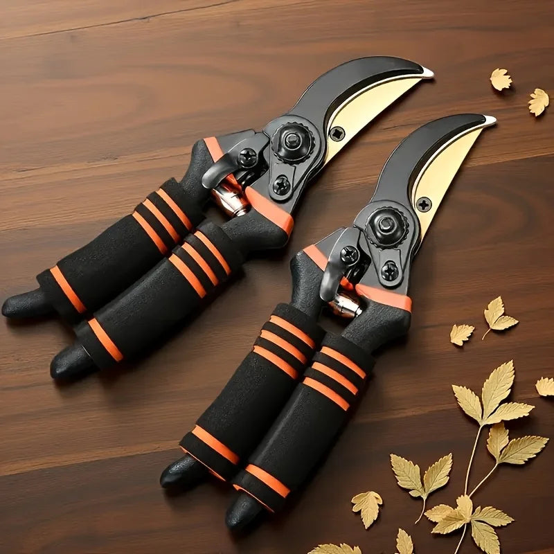 Professional Titanium Alloy Gardening Shears-Heavy-duty Steel Gardening Shears Suitable for Home Gardening and Landscape Design