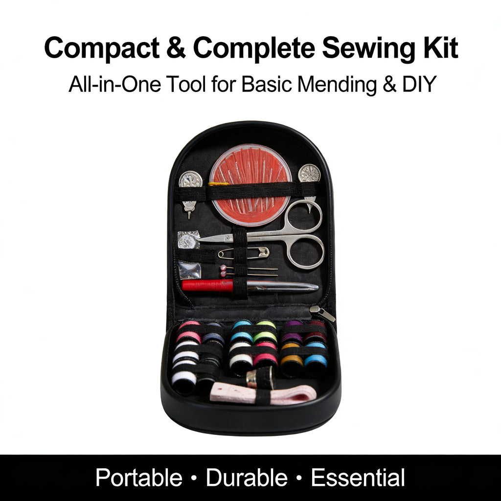 All-Purpose Sewing Kit, Small Portable Design, Home Travel Car, Full Accessories For Quick Repairs