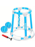 Joyfy Summer Pool Basketball Hoop, Floating Basketball Pool Game, Swimming Floats with Balls for Kids & Adults