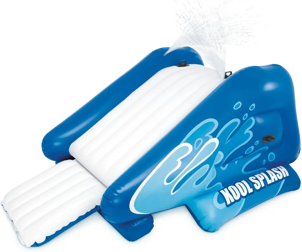 Intex Kool Splash Inflatable Water Slide Swimming Pool Play Center with Built in Sprayers for Kids and Adults, Ages 6 and Up