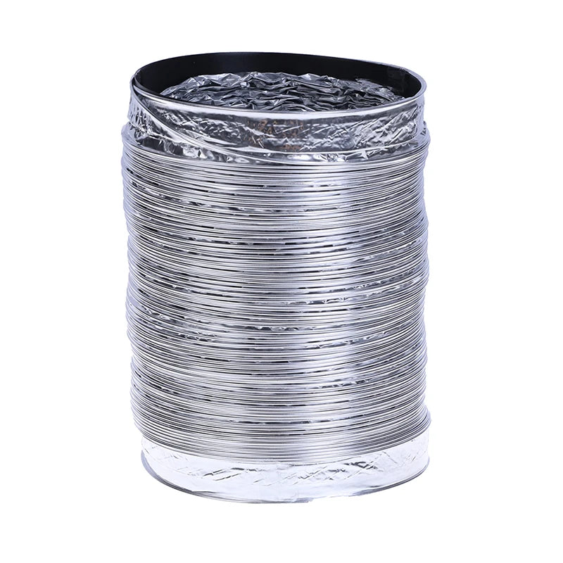 4" Dryer Exhaust Hose, PVC/Aluminum, Flexible Exhaust Duct