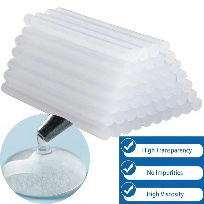 7/11mm Transparent Hot Melt Glue Sticks for Heat Pistol Gun Electric Glue Gun Glue Stick General Adhesive DIY Craft Repair Tools