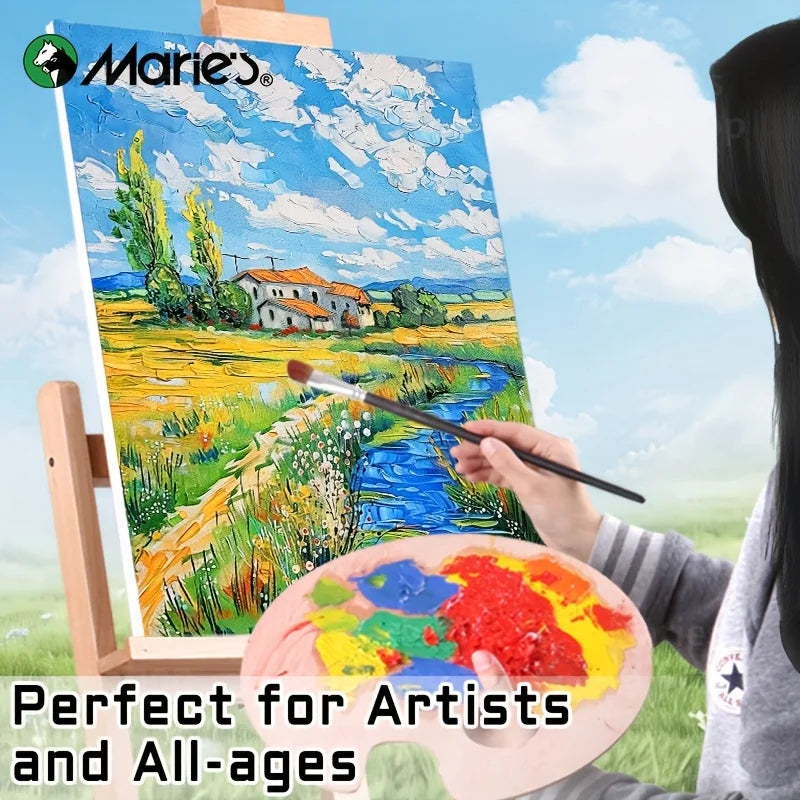 Marie's 31 pcs Oil Paint Set,12ml/0.42oz Tubes,Professional Pigments for Canvas Craft Painting,Gifts for Artist & Adults