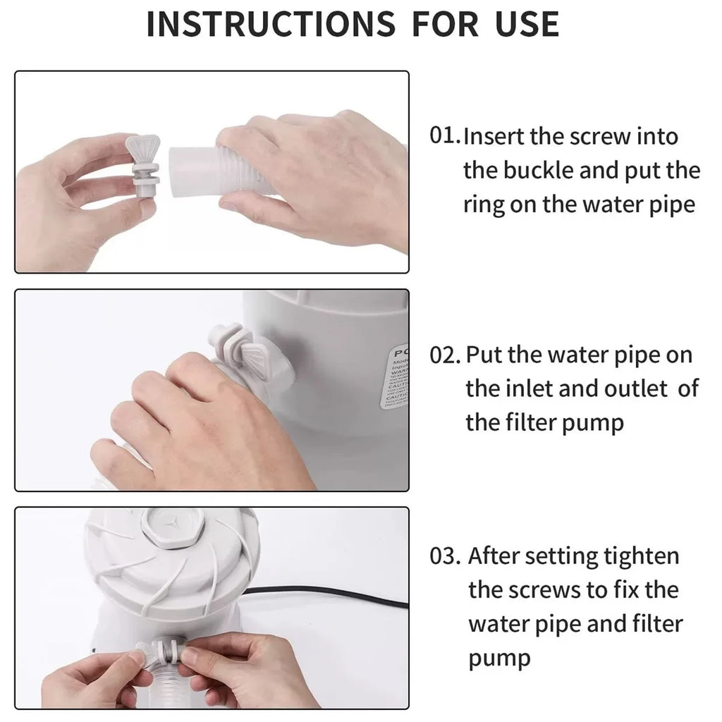 300 530 800 gal Swimming Pool Circulating Water Filter Pump Above Ground Electric Pool Filter Pump Cleaner Swimming Pool Device