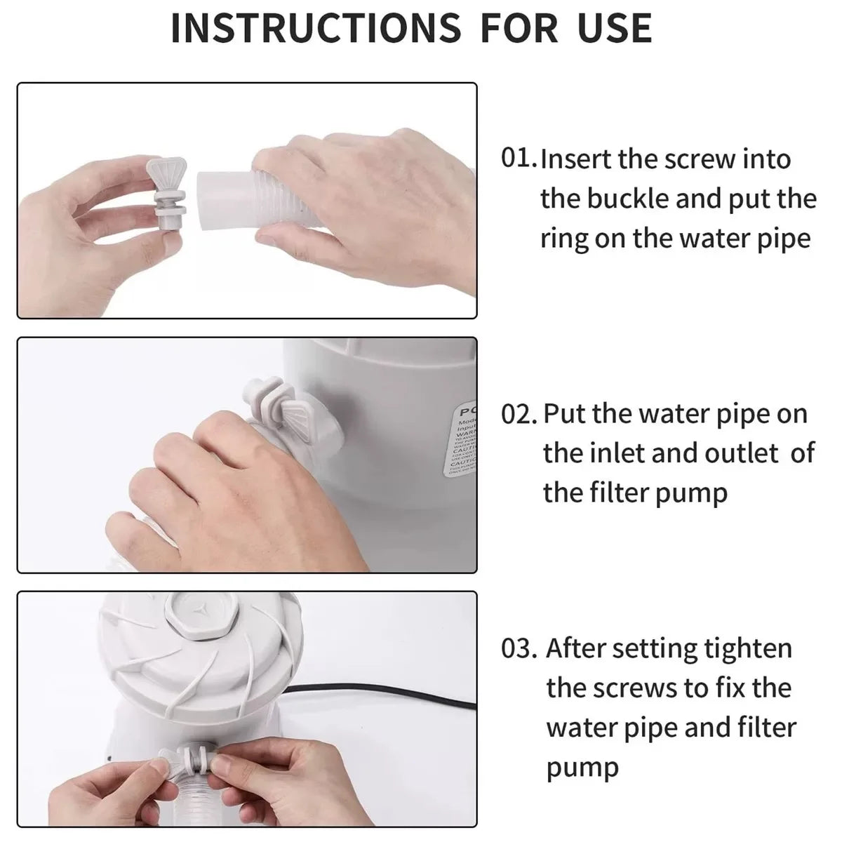 300 530 800 gal Swimming Pool Circulating Water Filter Pump Above Ground Electric Pool Filter Pump Cleaner Swimming Pool Device