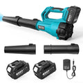 Seesii Brushless Electric Turbo Blower 780CFM Cordless Leaf Blower for snow Lawn Care Debris For Makita 18v Battery Pin
