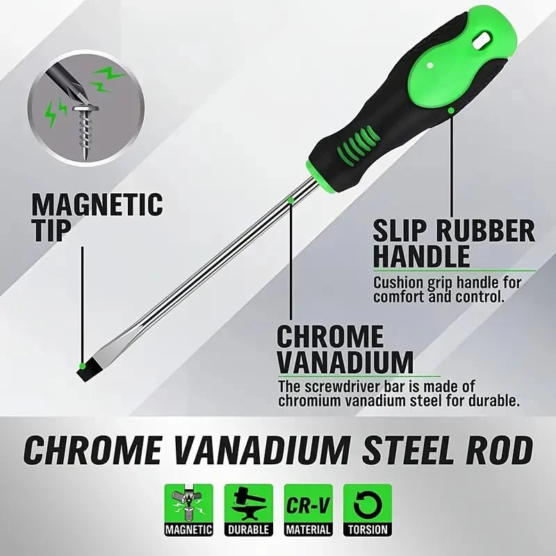 118pcs Screwdriver Set, Magnetic, Plastic Holder