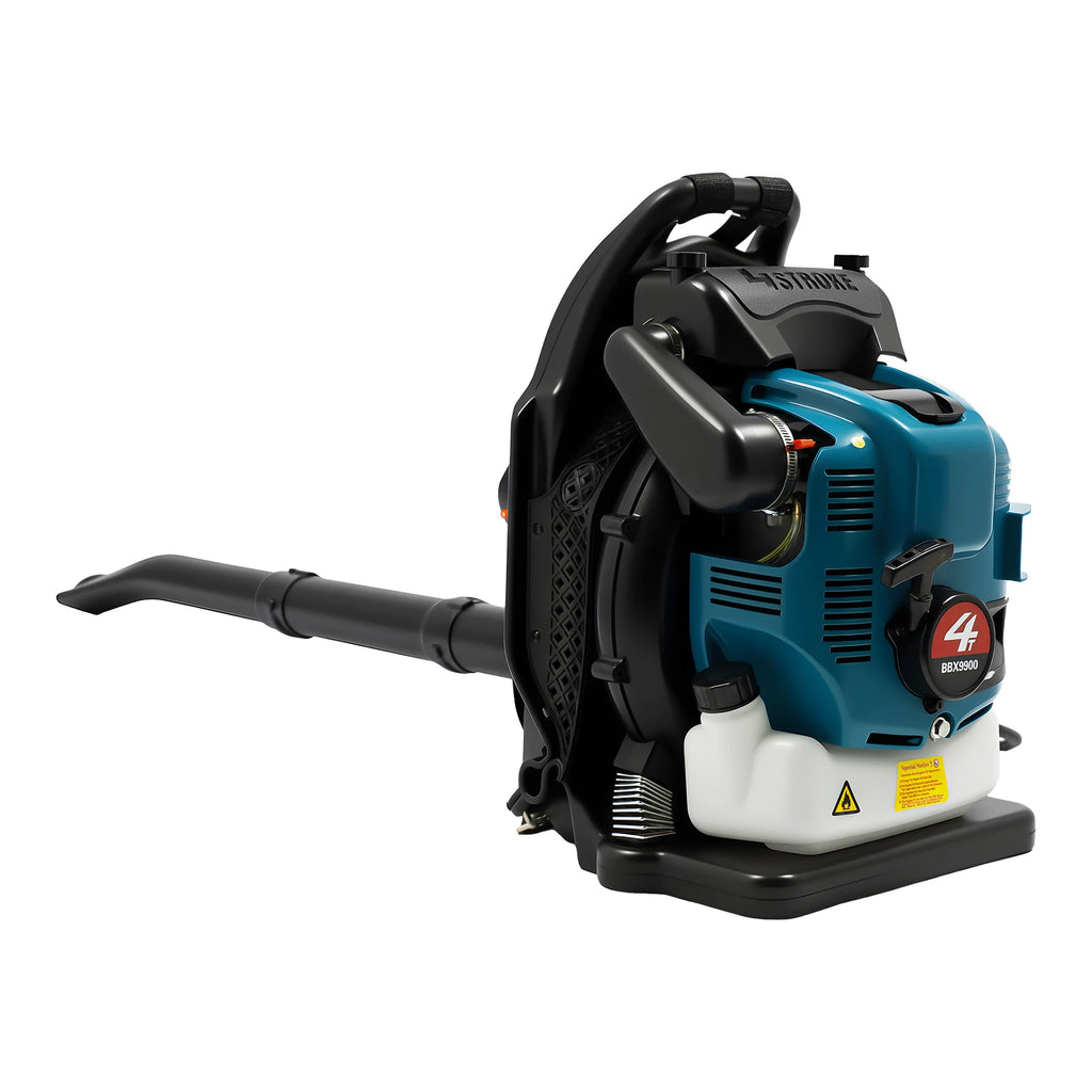 Bymaocar 75.6CC Backpack Leaf Blower, 4-Stroke Garden Gas Powered Leaf Blower, Powerful Blowing Low Fuel Consumption, 2600W for Leaf Sweeping, Lawn Cleaning
