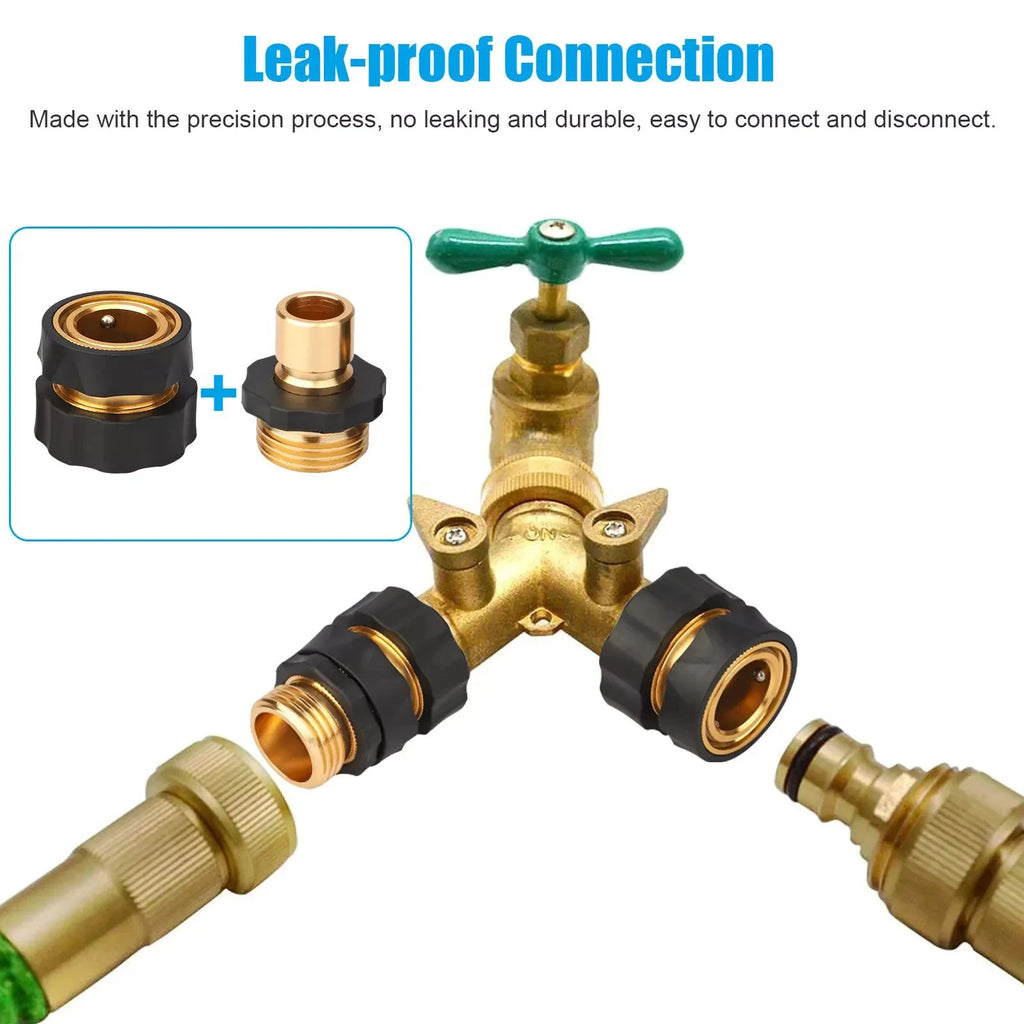 6 Sets 3/4inch thread American Standard garden quick connector water gun joints washing machine adapter garden irrigation fittings